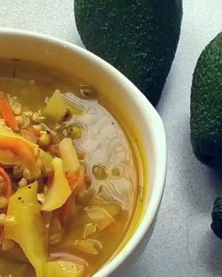 Рецепт овощного супа с зеленой гречкой