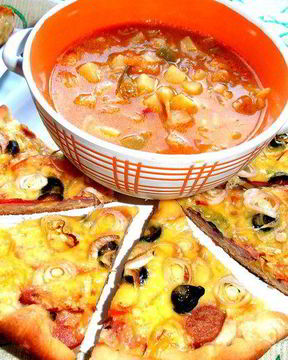 Вегетарианский супчик Минестроне