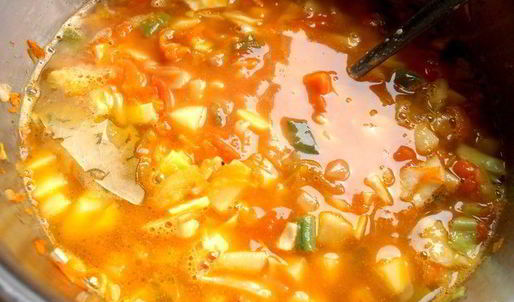 вегетарианский супчик минестроне