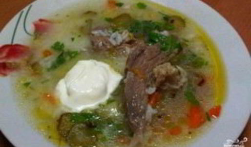 рассольник без перловки