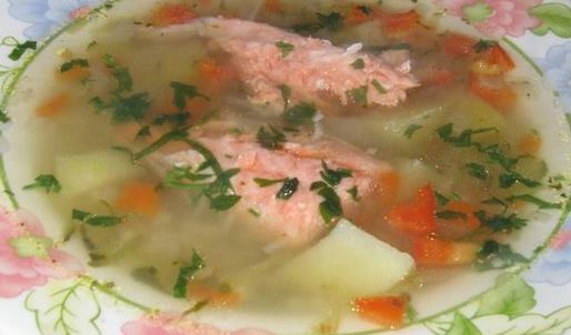 рассольник из семги