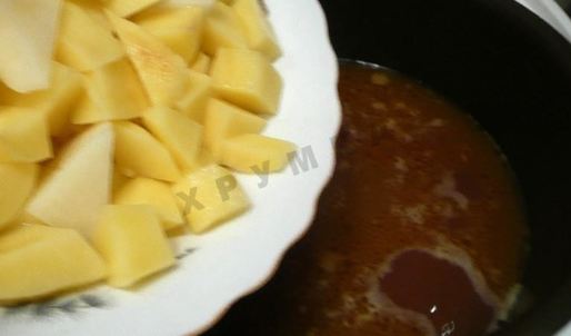 рассольник с фасолью