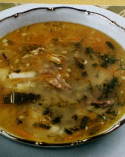 Рецепт рассольник с говяжьей грудинкой