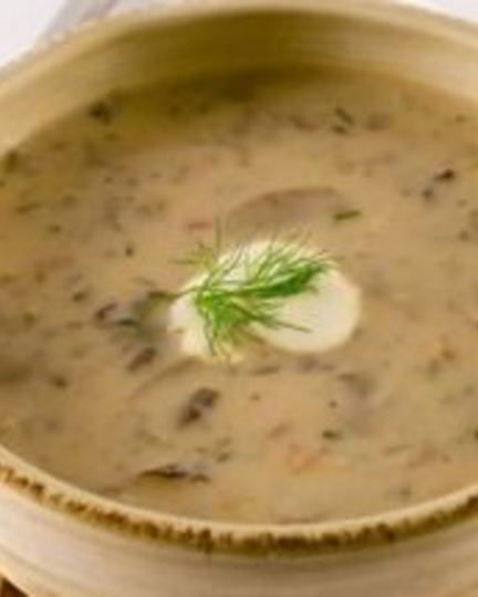 Рецепт рассольника с грибами