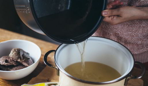 рассольник с маринованными опятами