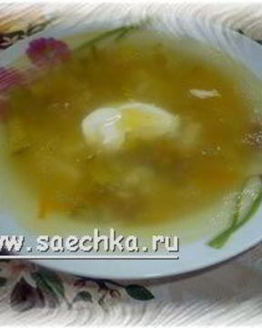 Рассольник с мясом в скороварке
