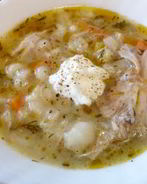 Рассольник с перловкой