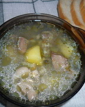 Рассольник с потрохами