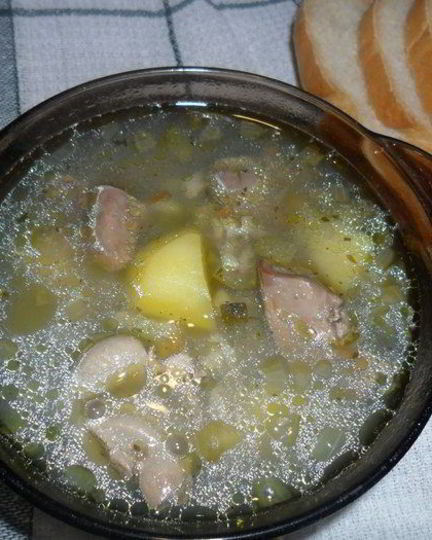Рецепт рассольника с потрохами