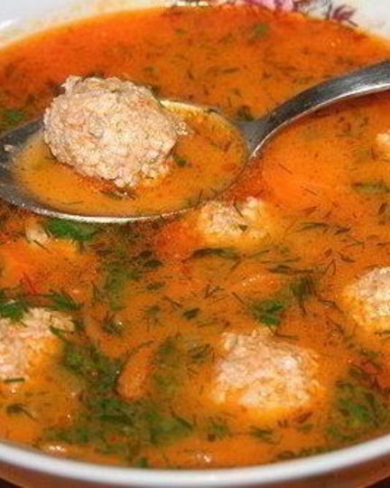Рецепт рассольника с рисом и куриными фрикадельками
