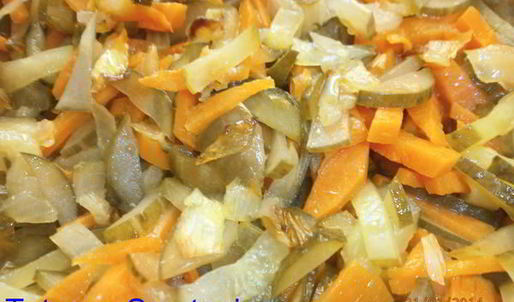 рассольник с рыбными фрикадельками