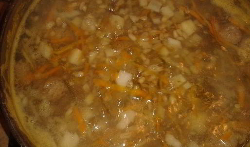 суп рассольник