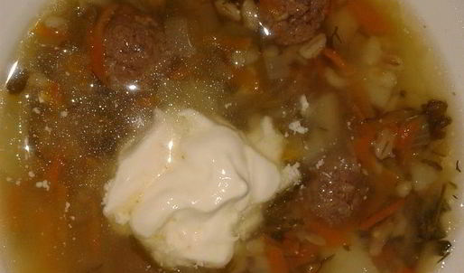 суп рассольник