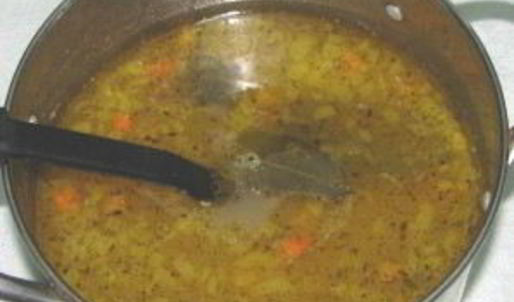 вкусный рассольник с перловкой