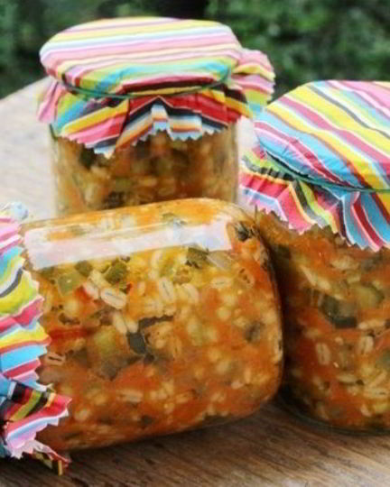 Рецепт заправки для рассольника с перловкой на зиму