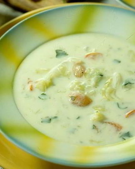 Рецепт грибных щей с сыром