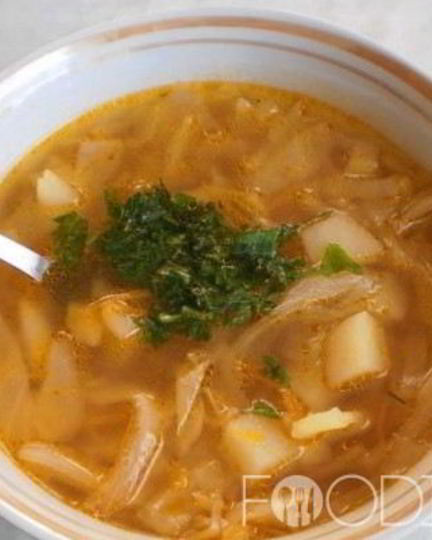 Рецепт постных щей из свежей капусты