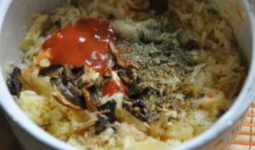 постные щи с грибами