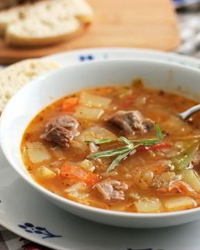 Щи из баранины с капустой