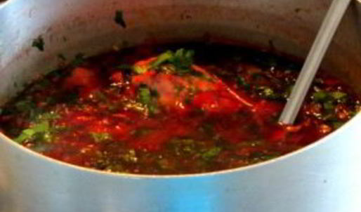 щи из красной капусты