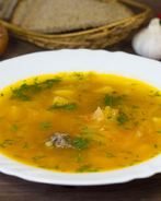 Щи из квашеной капусты с говядиной