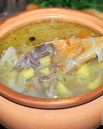 Щи из квашеной капусты в духовке