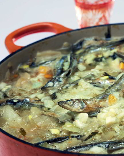 Рецепт щей из снетков