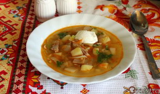 щи из свежей капусты с репой