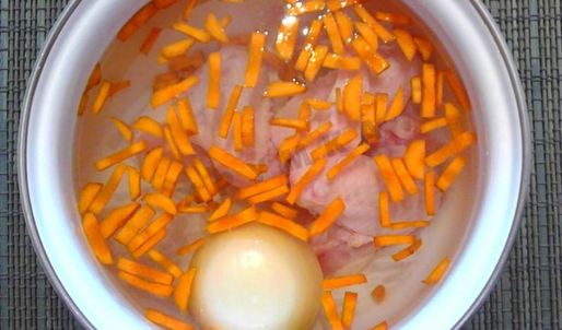 щи на курином бульоне из капусты