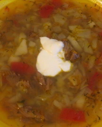 Рецепт щи с говядиной