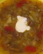 Щи с говядиной