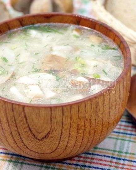 Рецепт щей с грибами