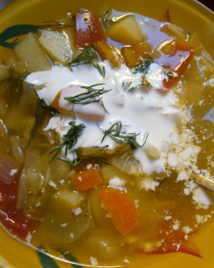 Рецепт щей с картофелем