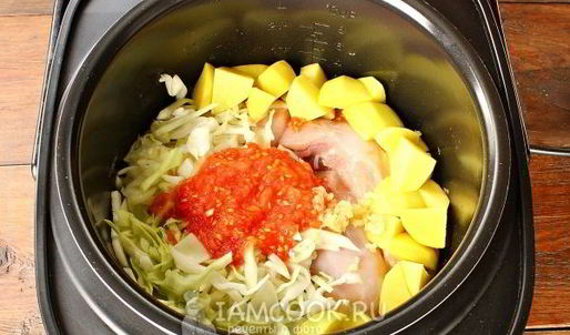щи с курицей в мультиварке
