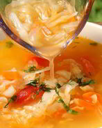 Щи с квашеной капустой