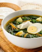 Щи со шпинатом