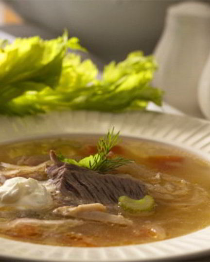 Рецепт сытных щей