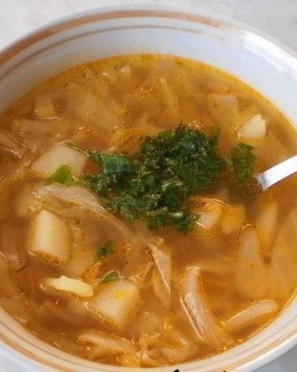 Рецепт вегетарианских щей в мультиварке