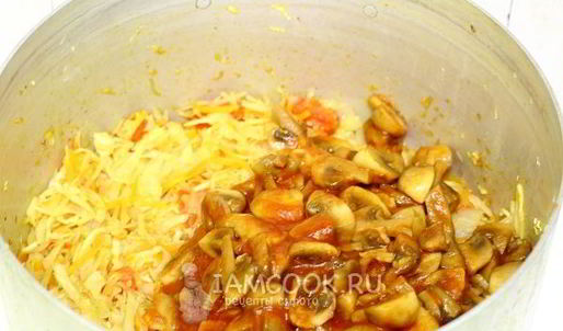 грибная солянка с капустой на зиму