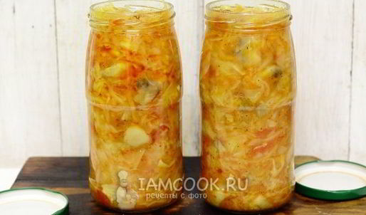 грибная солянка с капустой на зиму