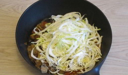 грибная солянка с капустой