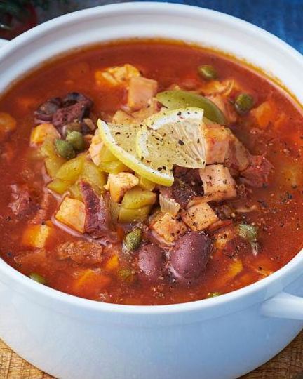 Рецепт мясной солянки на утро 1 января