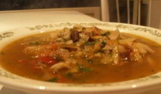 постная солянка из свежей капусты