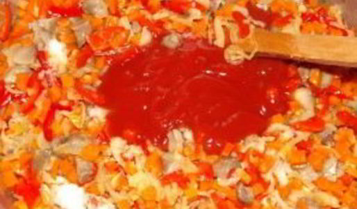 солянка грибная на зиму с томатной пастой