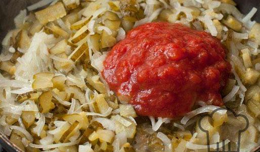 солянка грибная постная