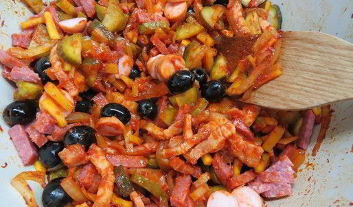 солянка осенняя с тыквой