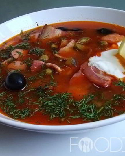 Рецепт солянки по-домашнему