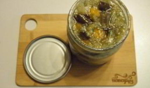 солянка с баклажанами и капустой на зиму