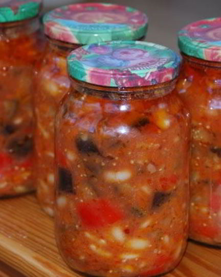 Рецепт солянки с баклажанами