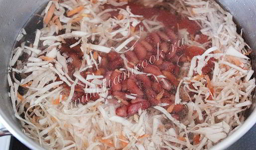 солянка с фасолью